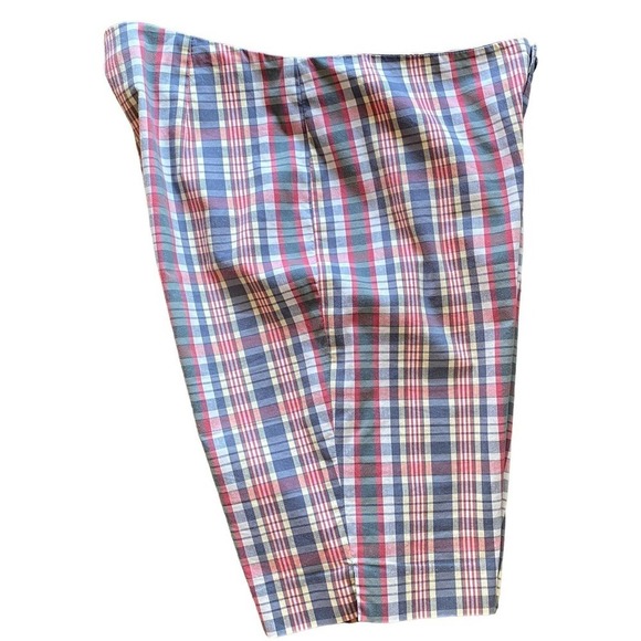 Vintage RALPH Ralph Lauren Womens Sz 10 Plaid Bermuda Walking Shorts - Picture 2 of 5